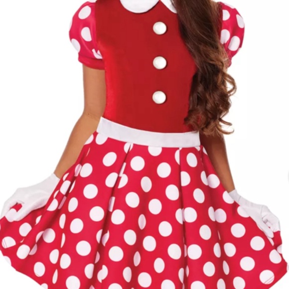 Girls Minnie Mouse Costume Dress size L - Picture 1 of 5